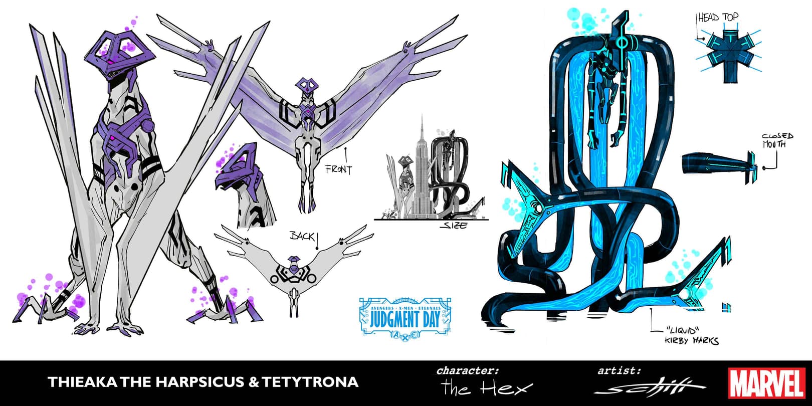A.X.E.: JUDGMENT DAY - The Hex Character Designs