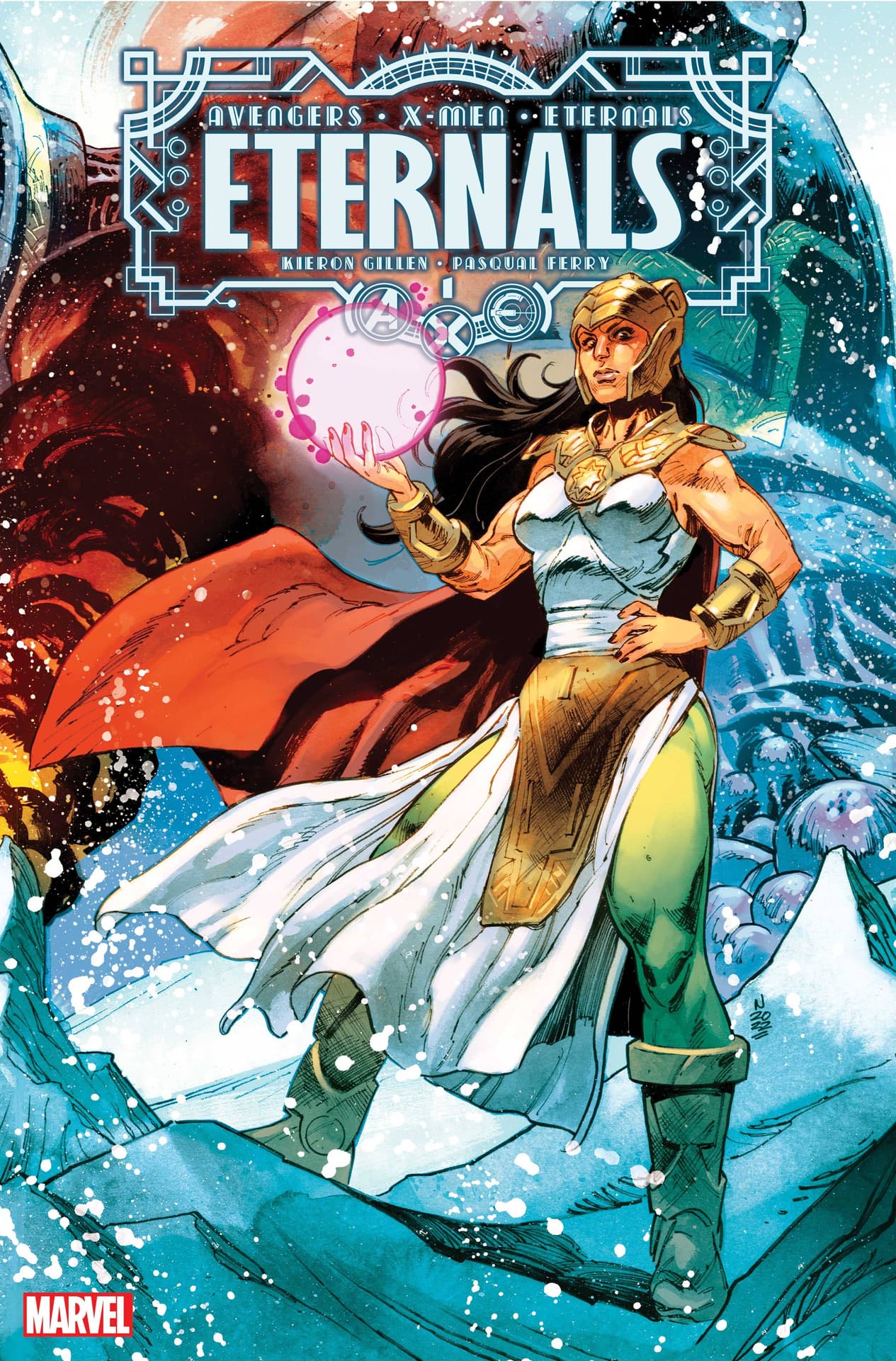 A.X.E.: ETERNALS #1 main cover by Nic Klein
