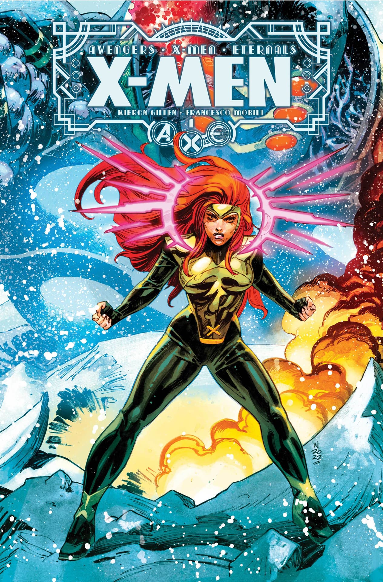 A.X.E.: X-MEN #1 main cover by Nic Klein