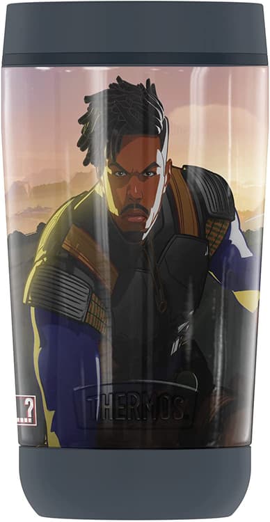Killmonger Special-Ops Stainless Steel Travel Tumbler, Vacuum insulated & Double Wall, 12 oz. / shop it <a href=”https://www.amazon.com/Killmonger-Special-Ops-COLLECTION-THERMOS-Stainless/dp/B09BZWZFGW">here</a>