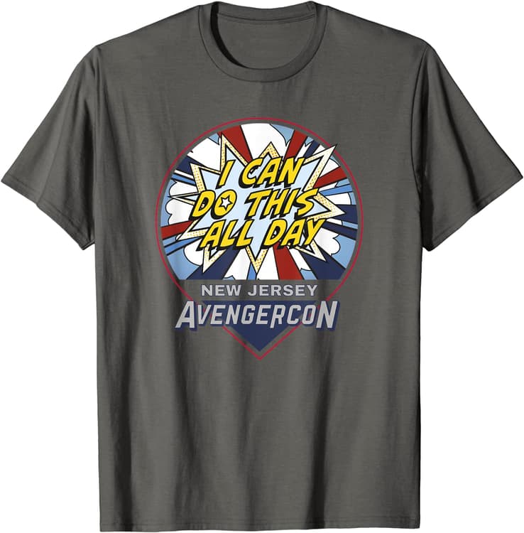 I CAN DO THIS ALL DAY t-shirt / shop it <a href=https://www.amazon.com/Marvel-This-Avengercon-Poster-T-Shirt/dp/B09YT49C3B>here</a>