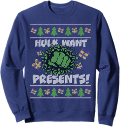 Buy it <a href=https://www.amazon.com/Marvel-Smash-Presents-Holiday-Sweatshirt/dp/B08M5D8YKS>here</a>