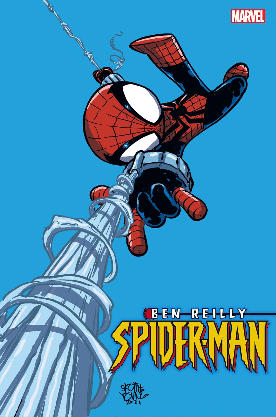 BEN REILLY: SPIDER-MAN #1 Variant Cover by SKOTTIE YOUNG