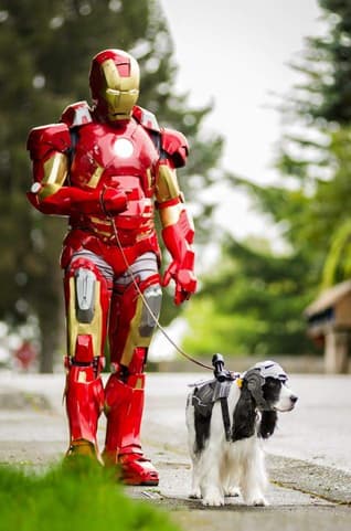 Rob Doran AKA Doran Clan Creations as Iron Man