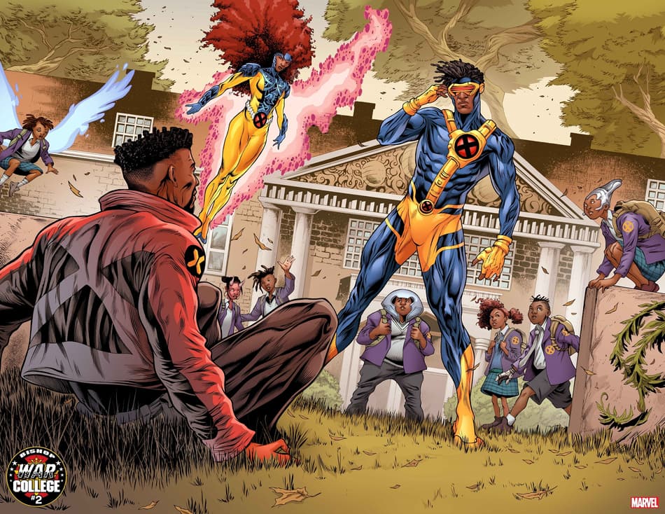 Preview page to BISHOP: WAR COLLEGE #2 by Sean Damien Hill, Victor Nava, and Espen Grundetjern.