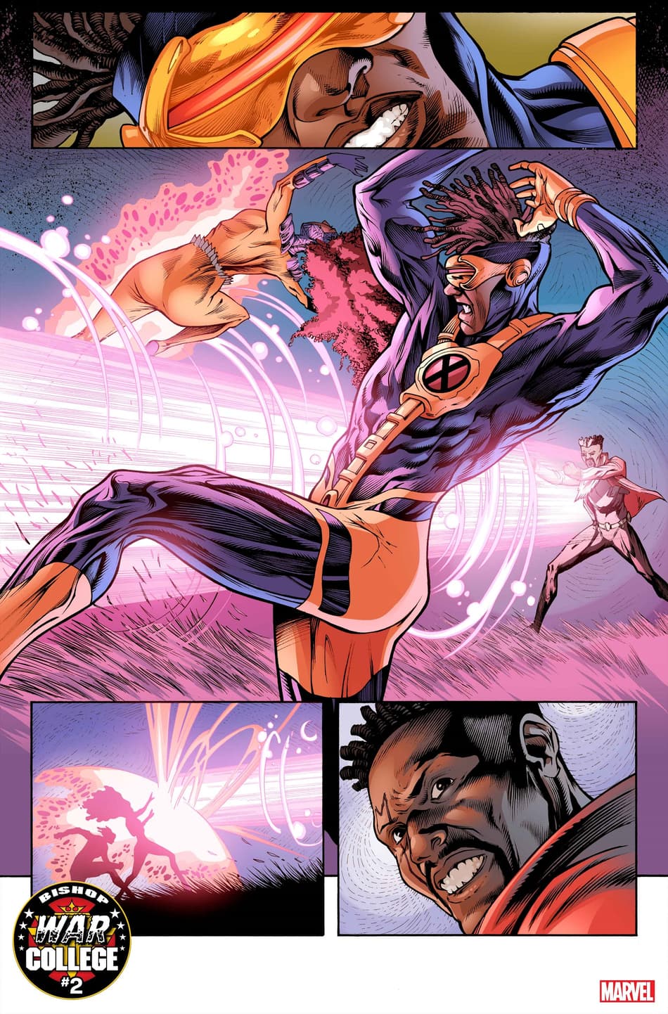 Preview page to BISHOP: WAR COLLEGE #2 by Sean Damien Hill, Victor Nava, and Espen Grundetjern.