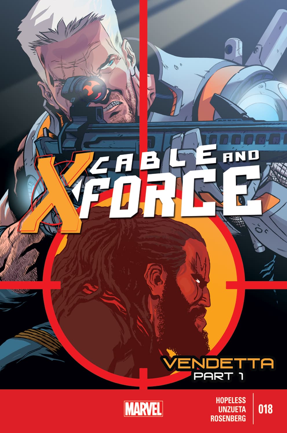 CABLE AND X-FORCE (2012) #18 cover by Ramon Perez and Rachelle Rosenberg