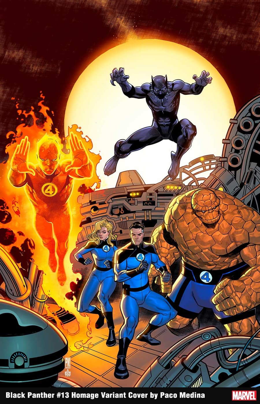 BLACK PANTHER #13 Homage Variant Cover by Paco Medina