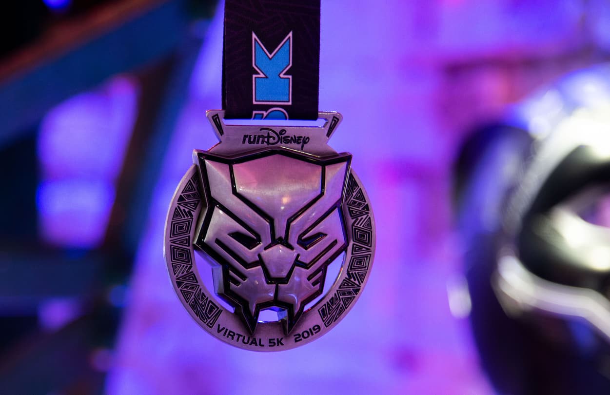 Black Panther runDisney medal