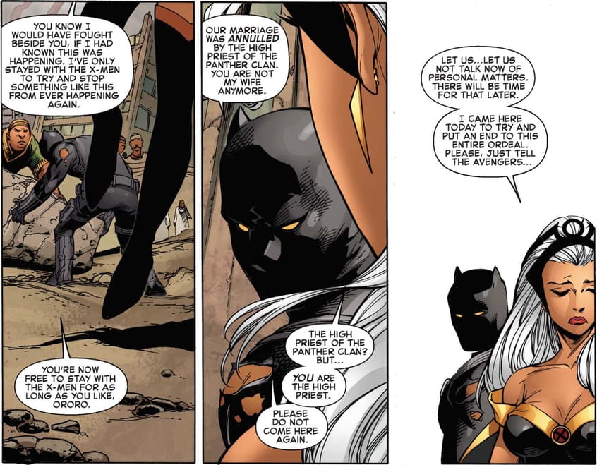 Black Panther and Storm