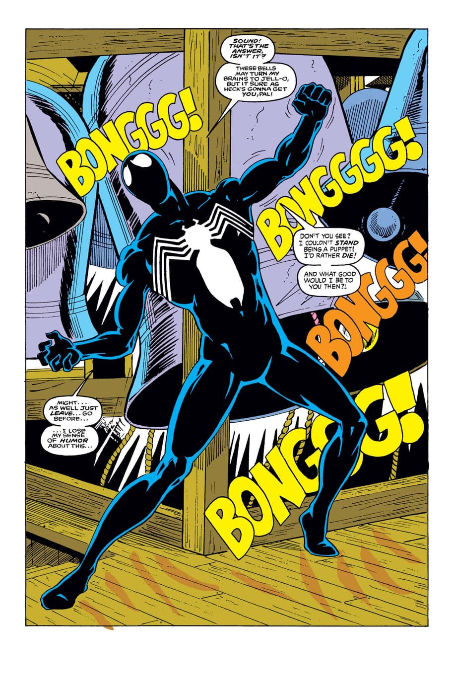 WEB OF SPIDER-MAN (1985) #1 Black Suit (Peter Parker)