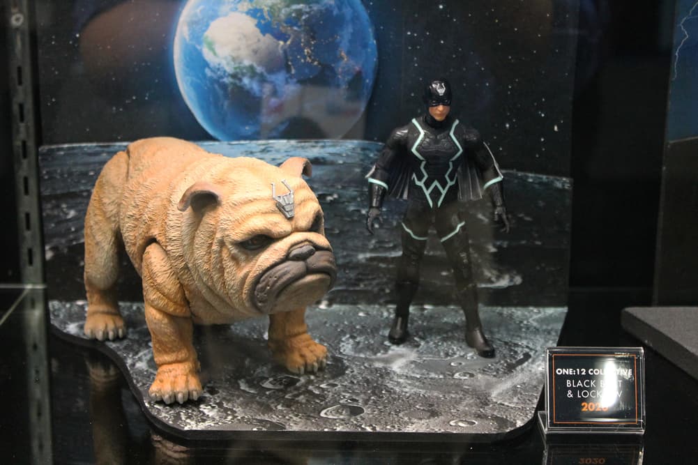 Lockjaw and Black Bolt figures