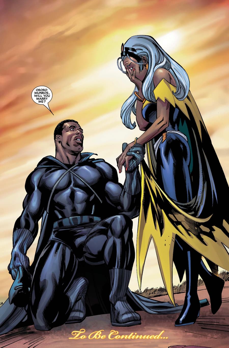BLACK PANTHER (2005) #14 panel by Reginald Hudlin and Scot George Eaton