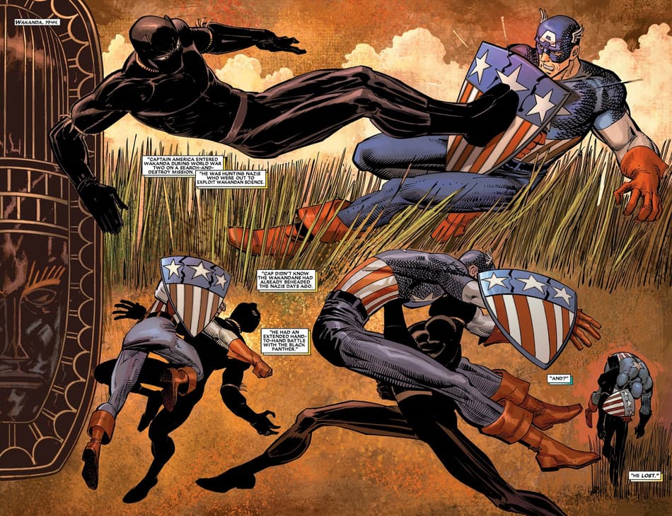 Preview page from BLACK PANTHER (2005) #1 by Reginald Hudlin, John Romita Jr., Klaus Janson, and Dean White.