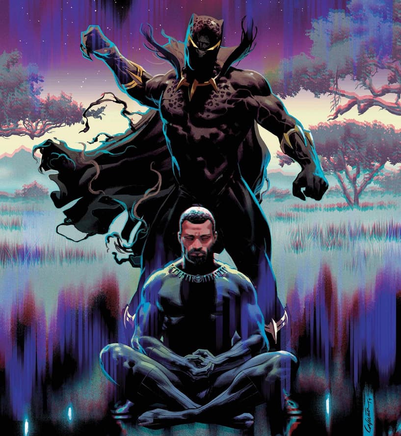 BLACK PANTHER (2018) #16 cover art by Daniel Acuña and Cafu