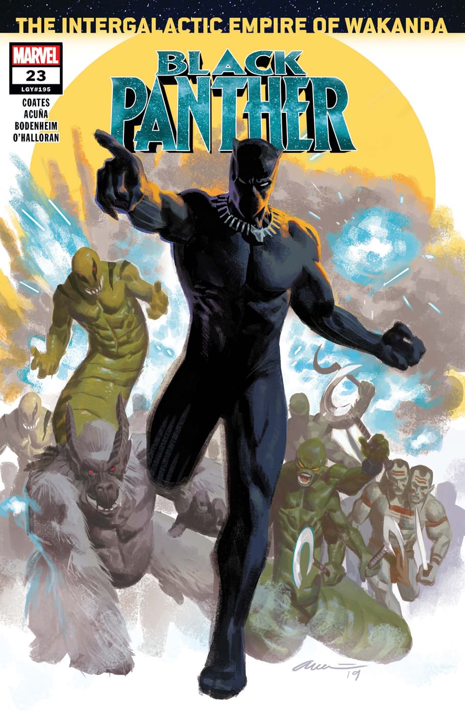 Cover to BLACK PANTHER (2018) #23.