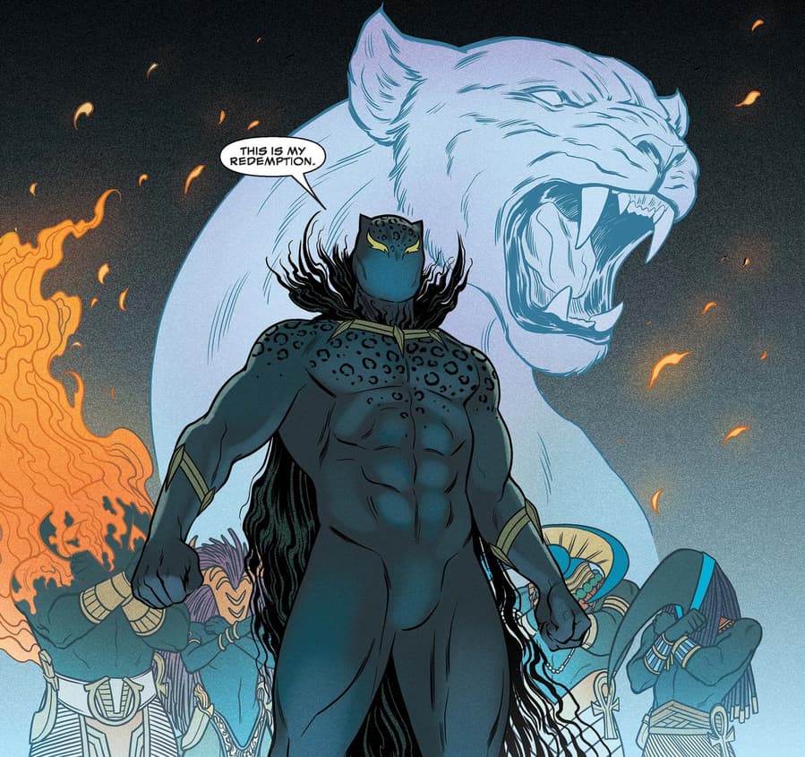 "King Killmonger" rises in BLACK PANTHER (2018) #6.