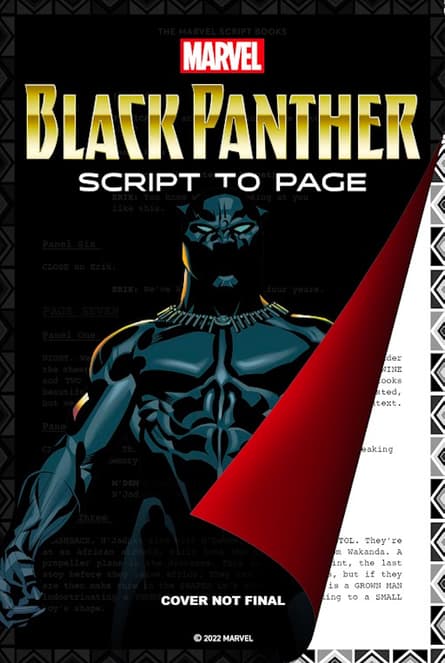 Marvel’s Black Panther: Script To Page (COVER NOT FINAL)
