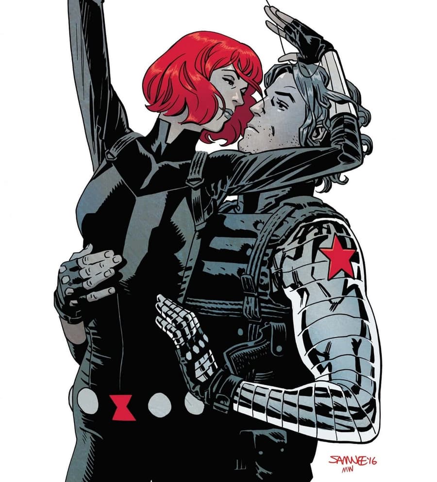 Bucky barnes and natasha romanoff