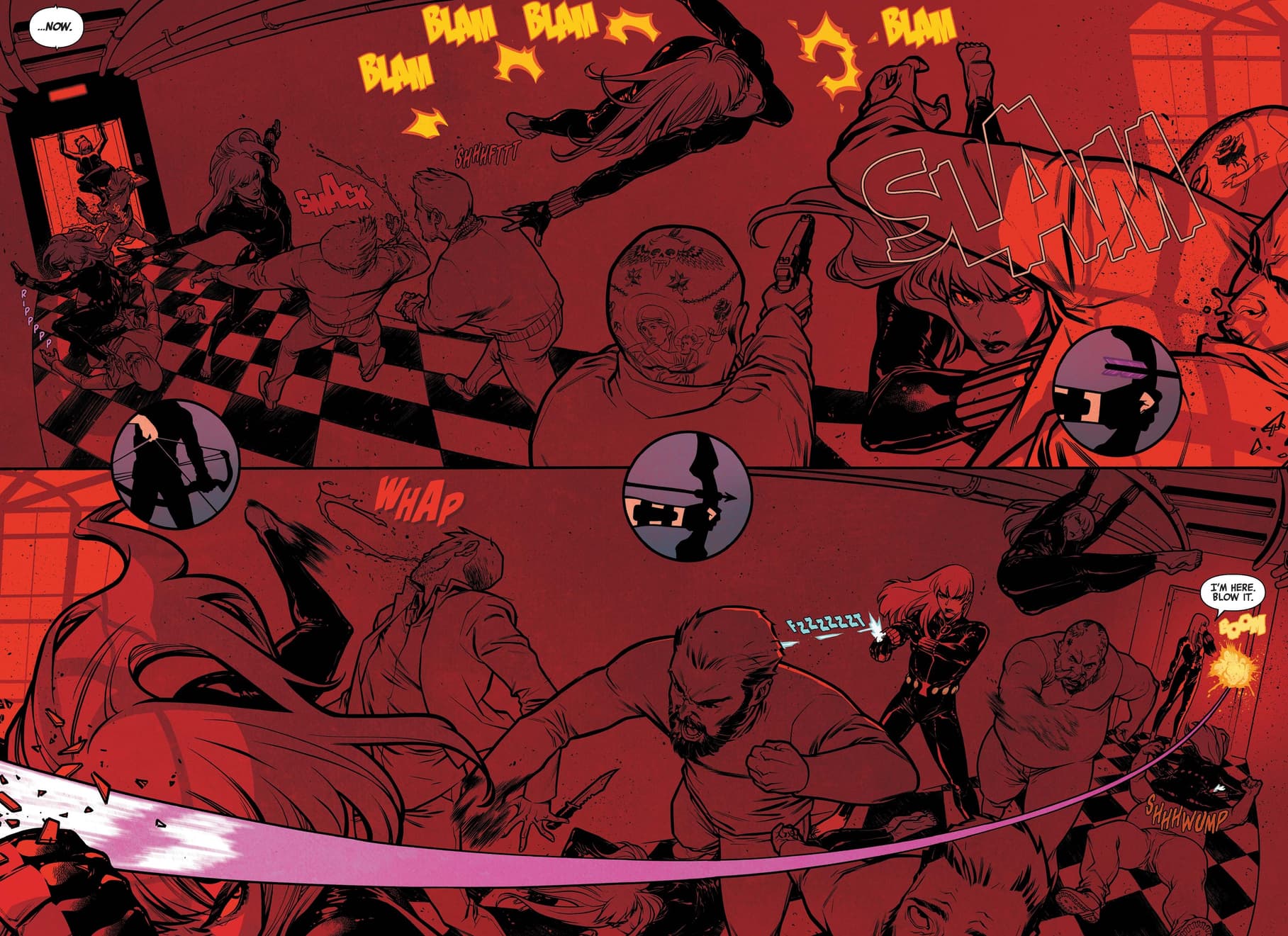 Natasha kicks up some conflict in Black Widow (2020) #1.