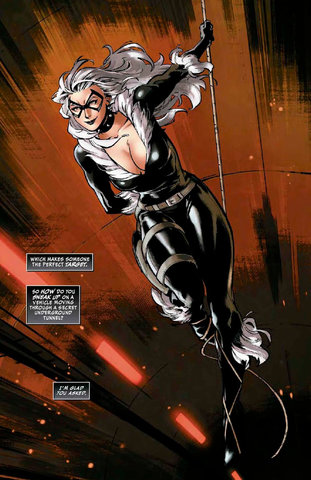 BLACK CAT #1 preview art by C.F. Villa