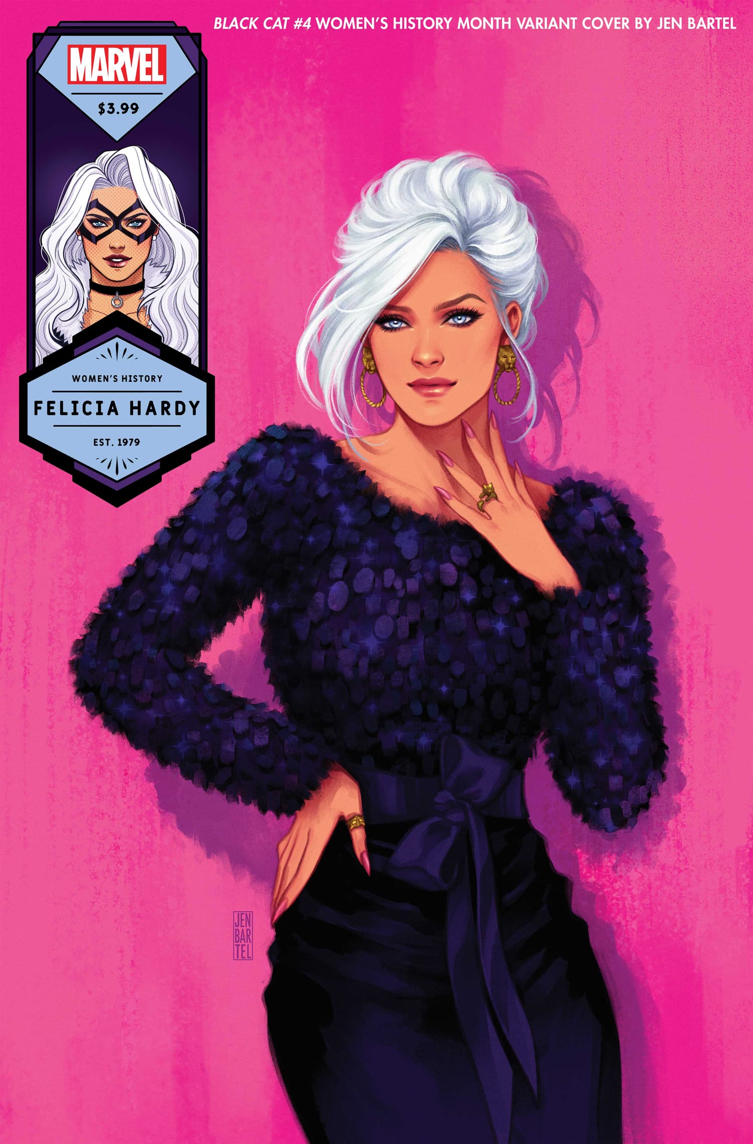 Black Cat Women's History Month variant