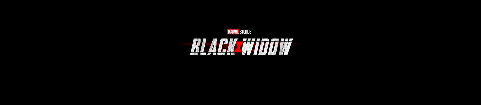 Black Widow Movie Logo On Black