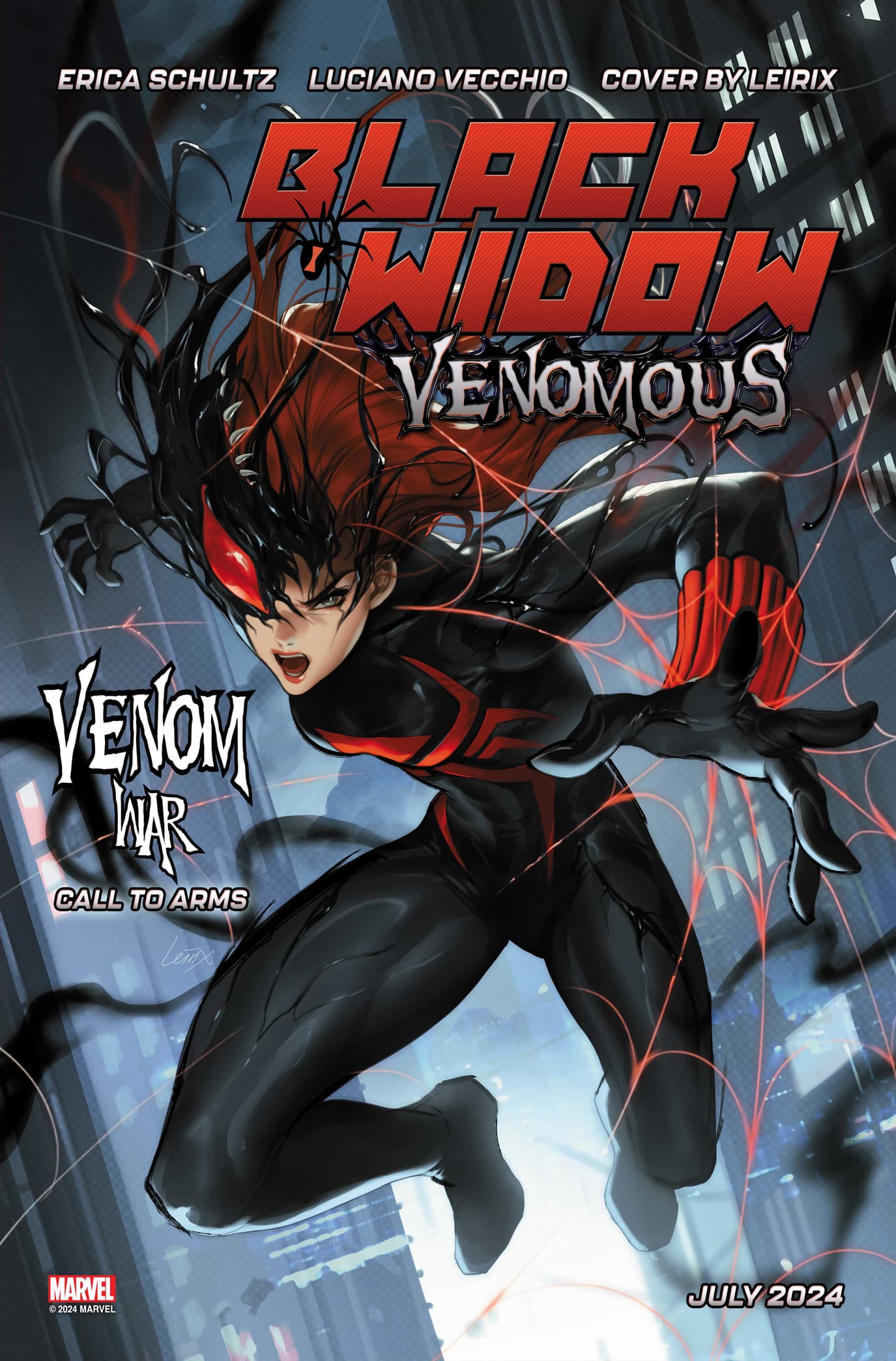 BLACK WIDOW: VENOMOUS #1 cover by Leirix