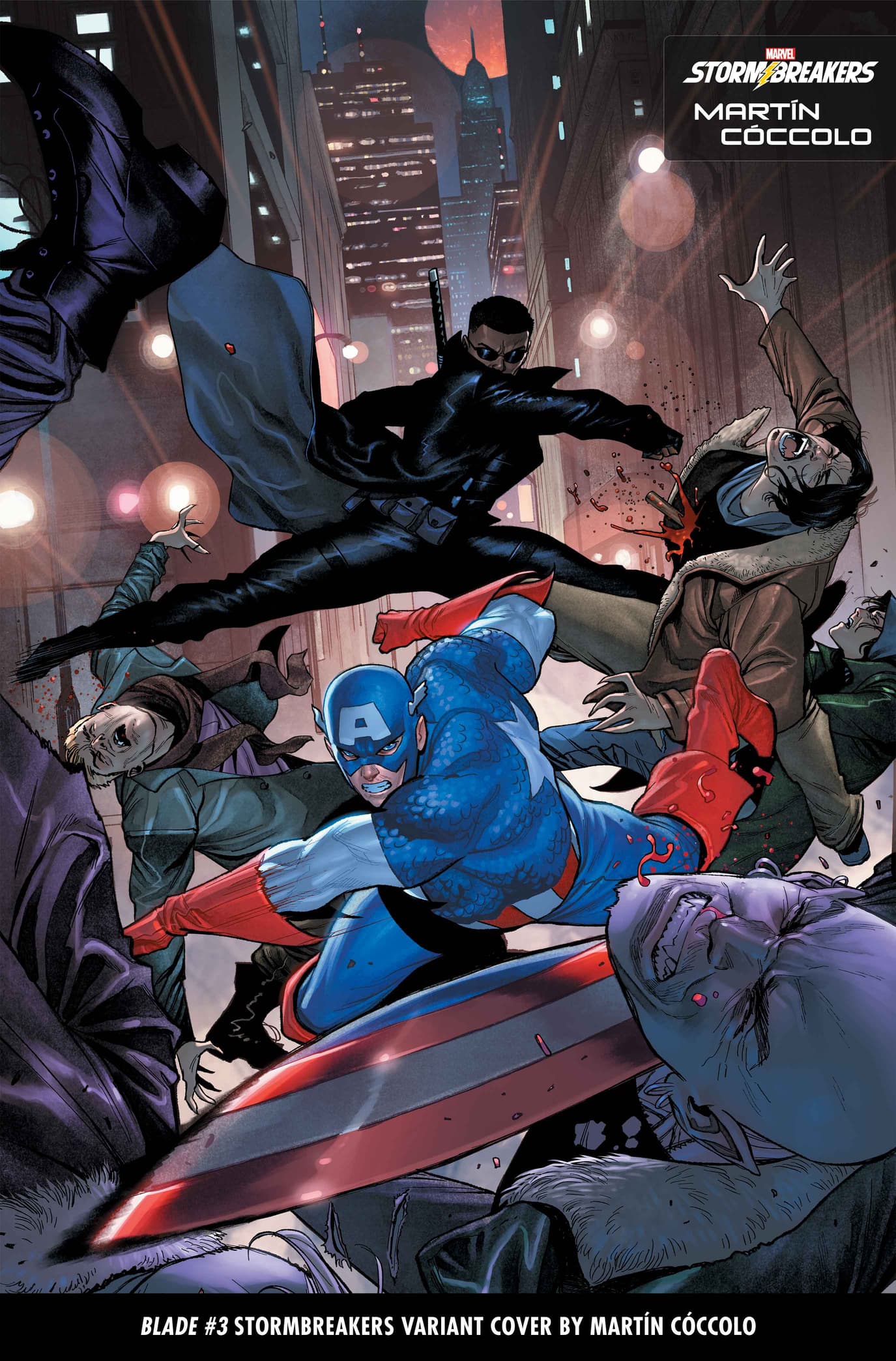 BLADE #3 Stormbreakers Variant Cover by Martin Coccolo