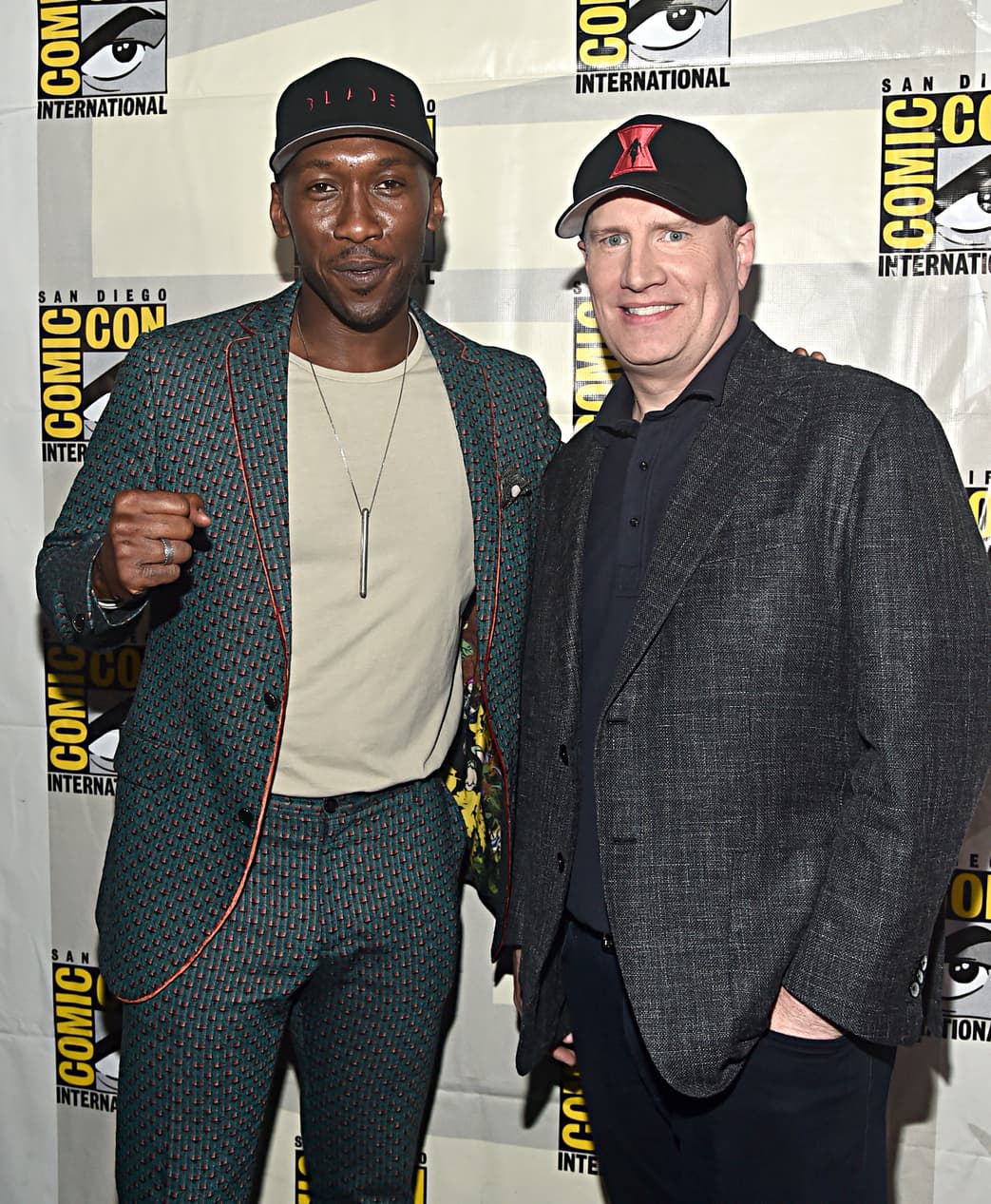 Mahershala Ali and Kevin Feige