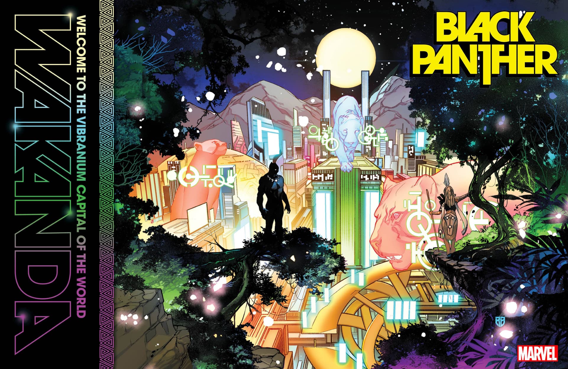 BLACK PANTHER #7 Stormbreakers variant cover by RB Silva with colors by David Curiel, on sale 6/8