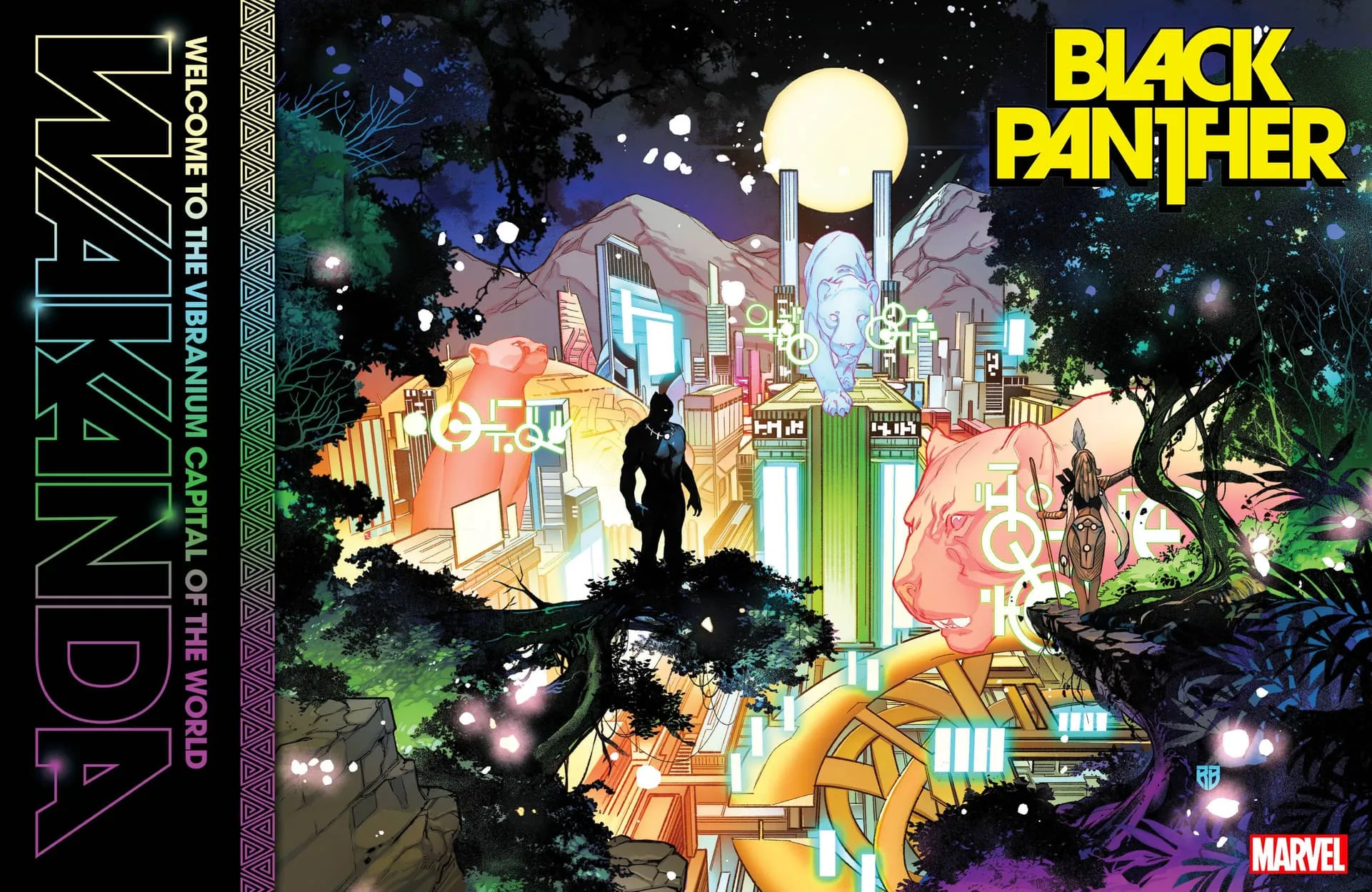 BLACK PANTHER #7 Stormbreakers variant cover by RB Silva with colors by David Curiel, on sale 6/8
