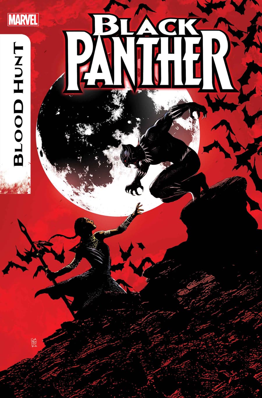 BLACK PANTHER: BLOOD HUNT #2 cover by Andrea Sorrentino