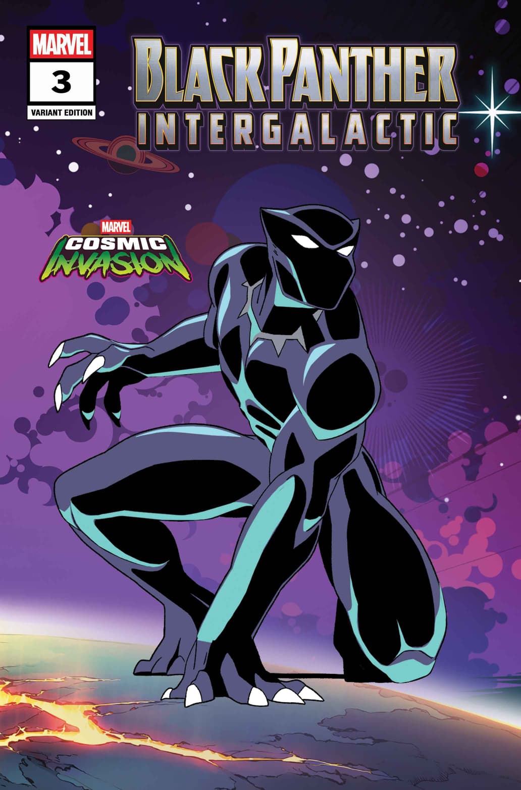 BLACK PANTHER: INTERGALACTIC #3 Marvel Cosmic Invasion Variant Cover