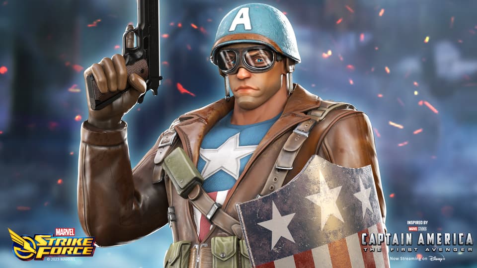 Captain America (WWII) (MCU) joins MARVEL Strike Force