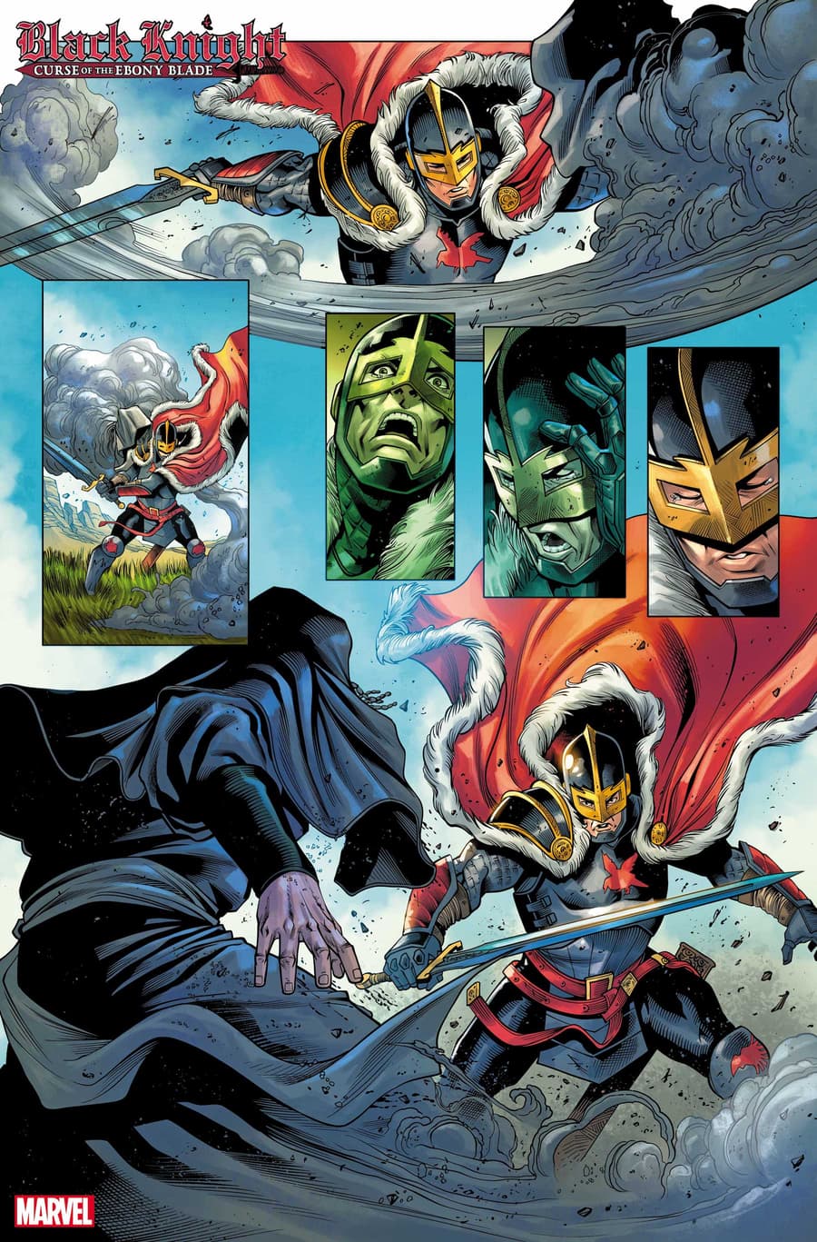 CURSE OF THE EBONY BLADE #1 preview art by Sergio Dávila with colors by Arif Prianto