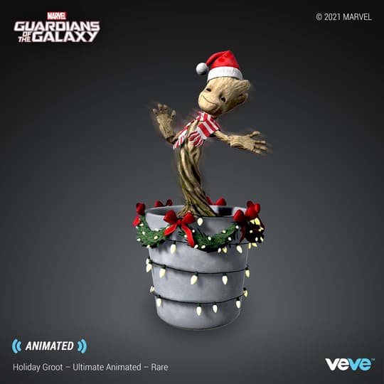 RARE — Holiday Groot — Ultimate Animated