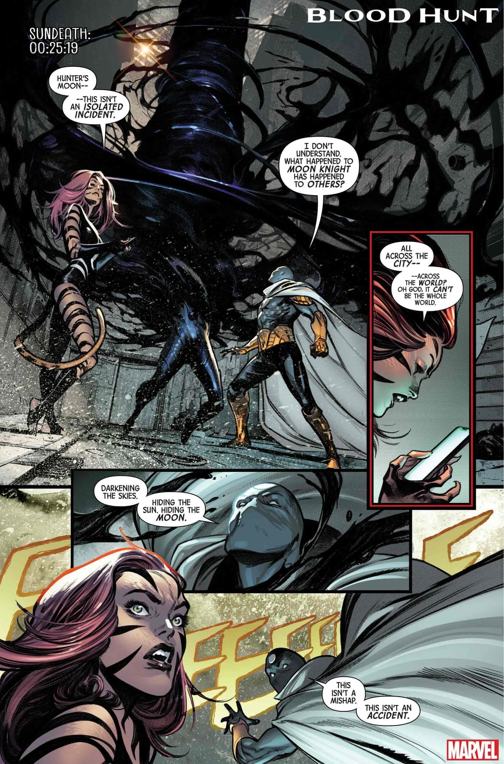 BLOOD HUNT #1 page by Jed MacKay and Pepe Larraz