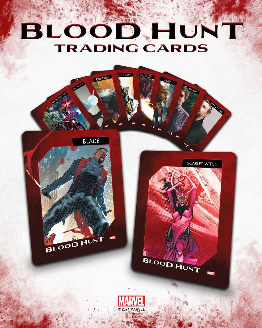 BLOOD HUNT promotional trading cards
