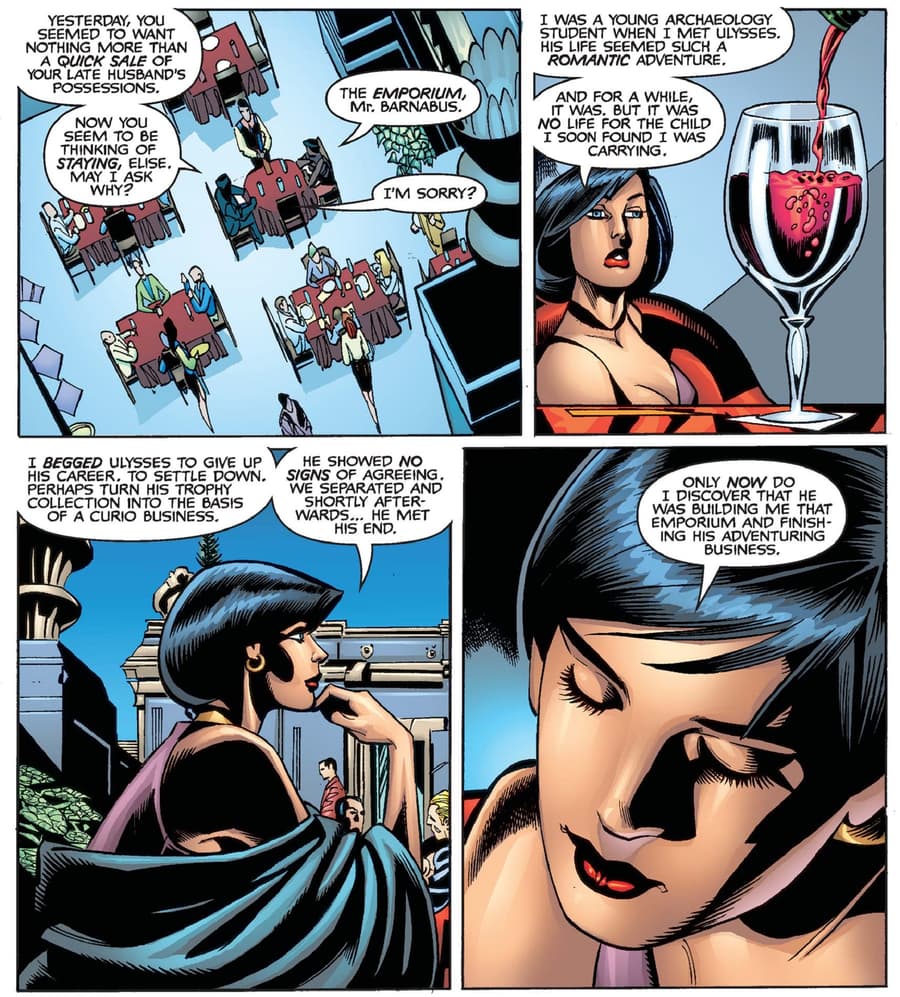 Elise explains her attraction to Ulysses in BLOODSTONE (2001) #2.