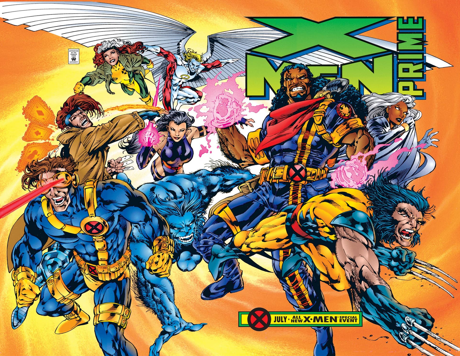X-MEN PRIME (1995) #1 cover by Bryan Hitch