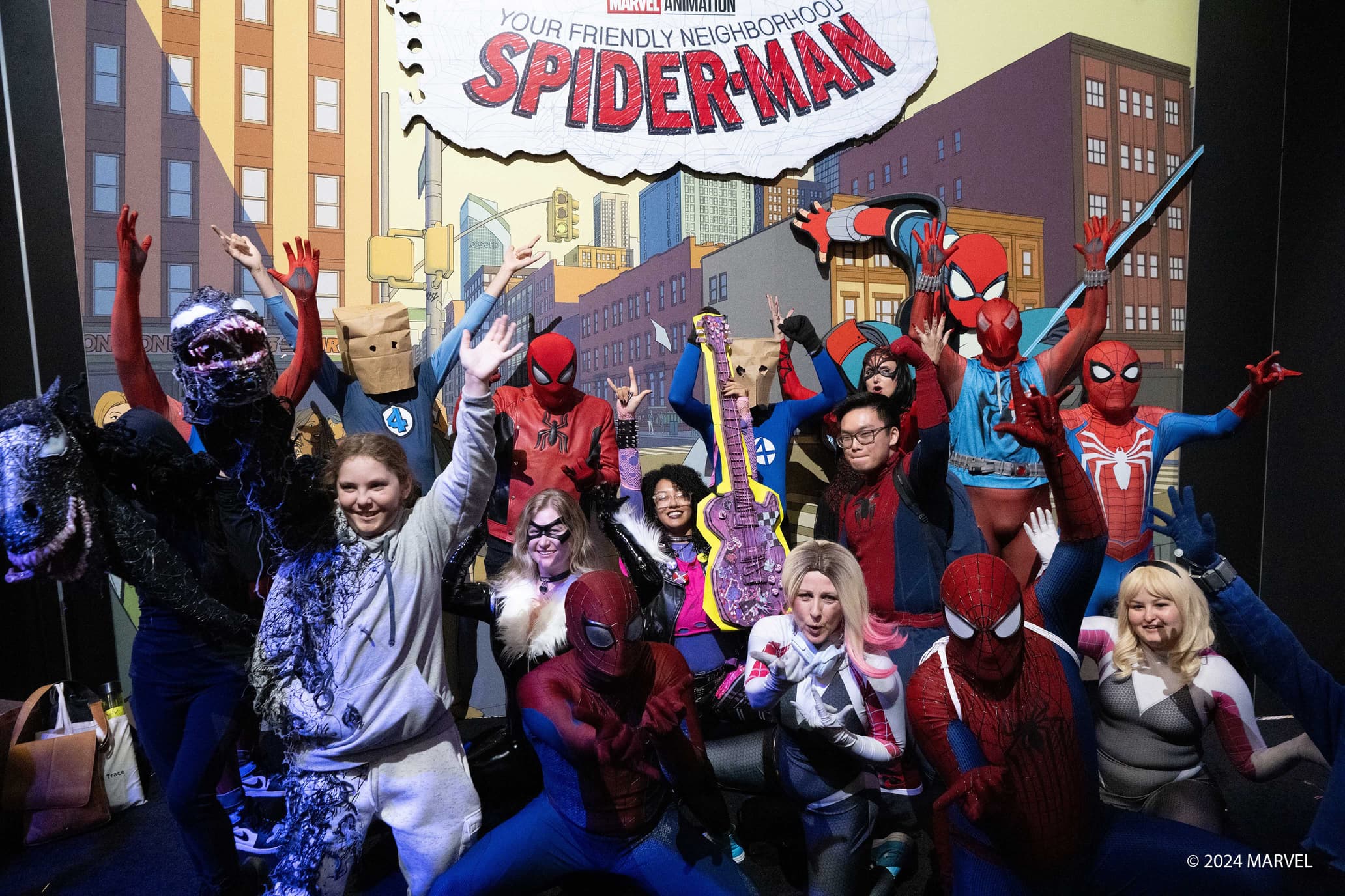 Spider-Verse Cosplay Meet-Up at NYCC 2024