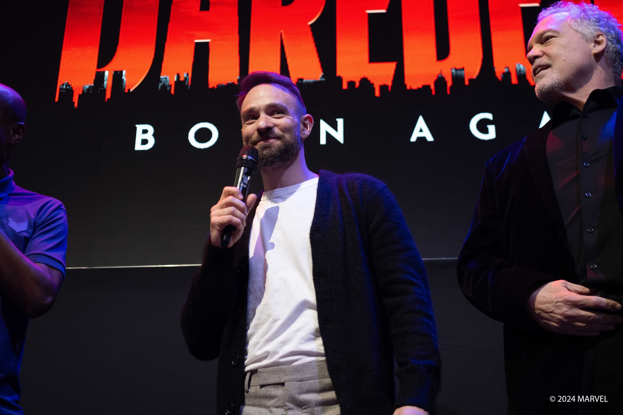 'Daredevil: Born Again' stars Charlie Cox and Vincent D'Onofrio at NYCC 2024
