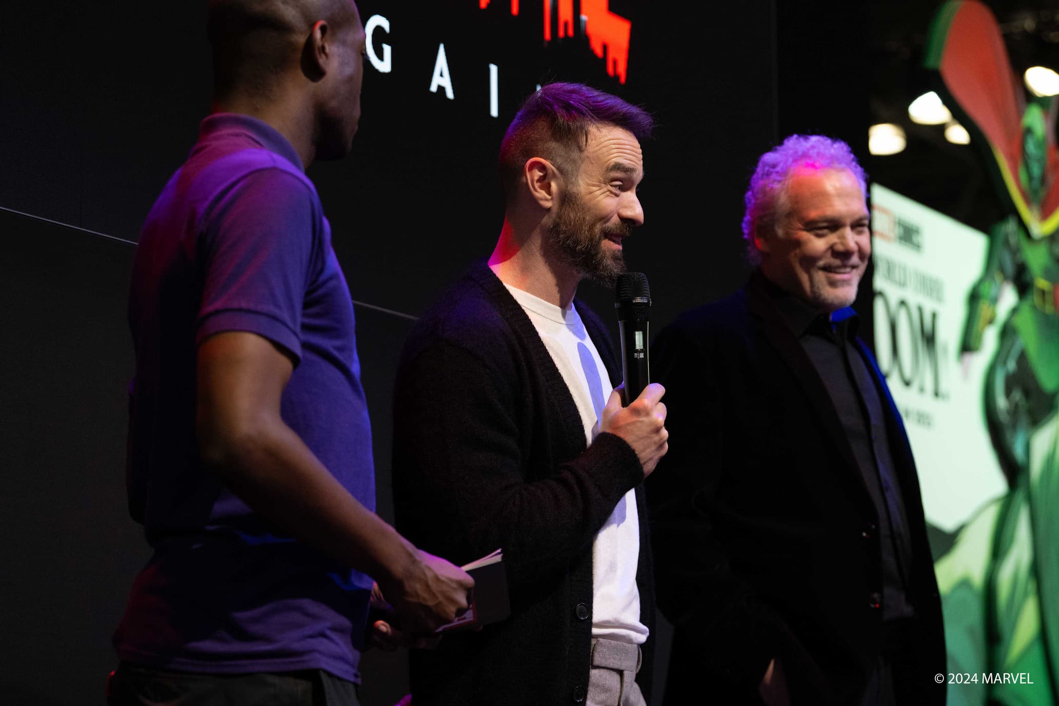 'Daredevil: Born Again' stars Charlie Cox and Vincent D'Onofrio at NYCC 2024