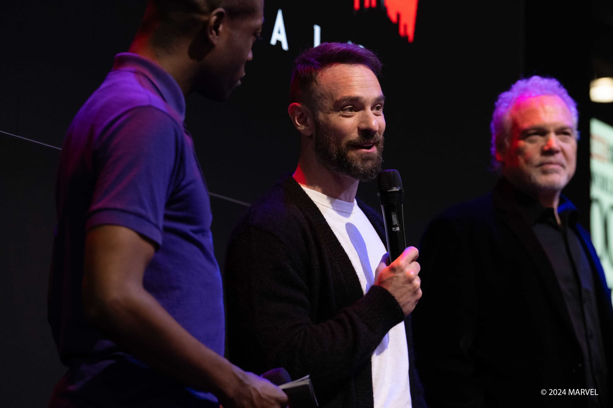 'Daredevil: Born Again' stars Charlie Cox and Vincent D'Onofrio at NYCC 2024