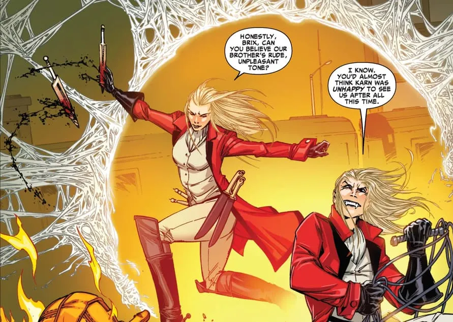 Inheritors Spider-Geddon Bora and Brix