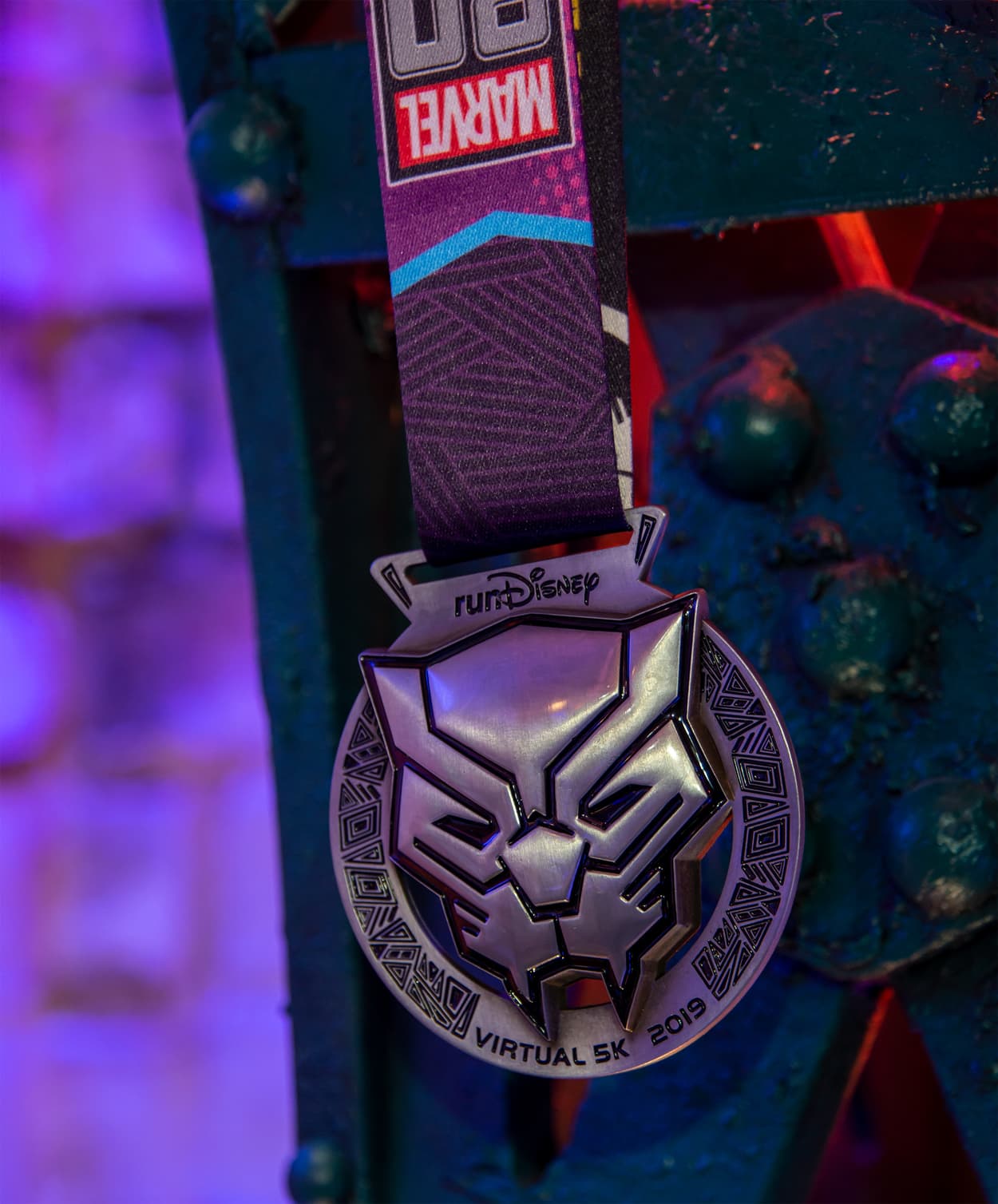 Black Panther runDisney medal