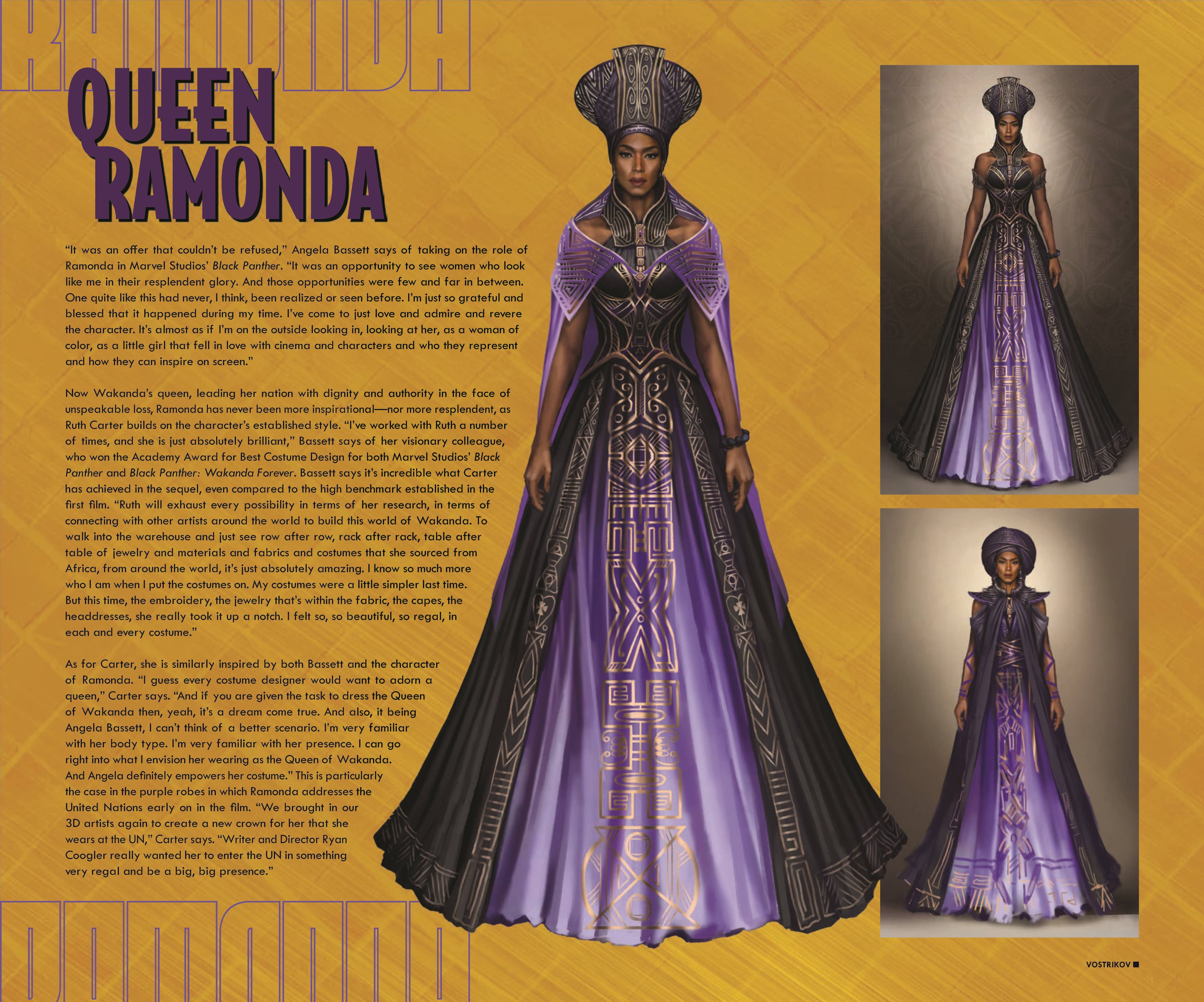 'Marvel Studios' Black Panther: Wakanda Forever – The Art of the Movie' interior page