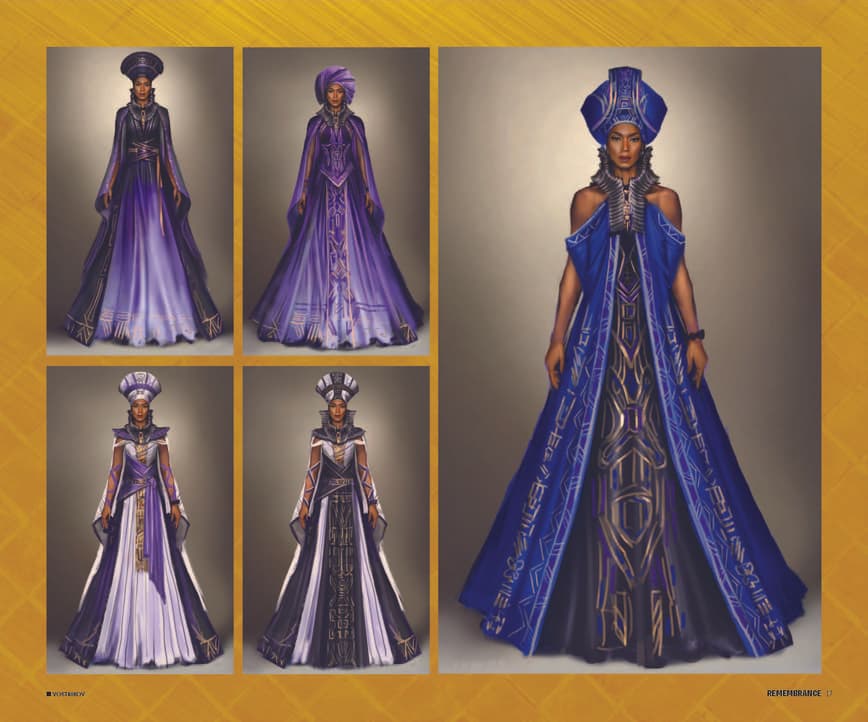 'Marvel Studios' Black Panther: Wakanda Forever – The Art of the Movie' interior page