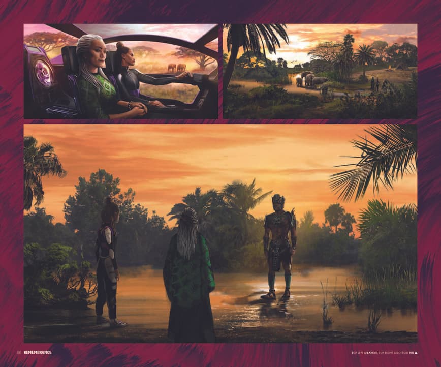 'Marvel Studios' Black Panther: Wakanda Forever – The Art of the Movie' interior page